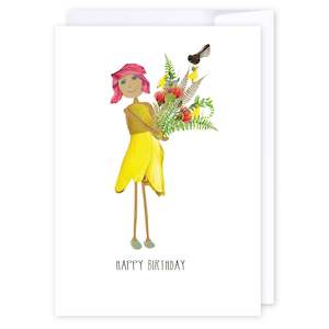 Happy Birthday Kowhai dress