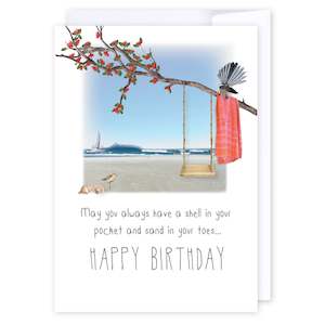 Design services: Sand in your toes birthday