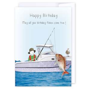 Design services: Birthday Fishes