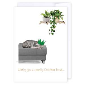 Design services: Relaxing break cat