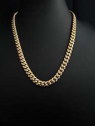 10mm Cuban Chain - Gold