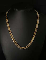 10mm Curb chain - gold