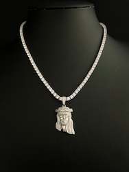 Jewellery: 1ct Jesus Pendant