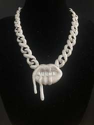 Kylie Cuban Chain 18â Silver