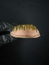 Jewellery: Custom Grill 8 Bottom Gold