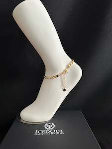 Anklet chain gold