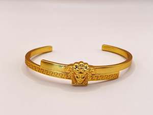 Medusa Cuff Bracelet-Gold