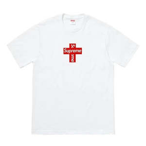 Supreme Week 17 Cross Box Logo Tee LogoT SUP-FW20-371-WHI