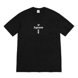 Supreme Week 17 Cross Box Logo Tee LogoT SUP-FW20-371-BLK