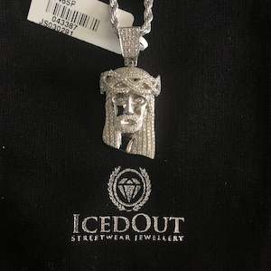 SI1 .81ct Diamond Jesus Pendant