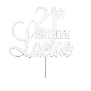 Happy Birthday Cake topper Style 2