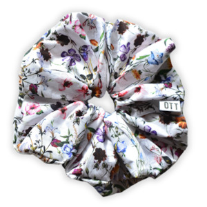 OVER SIZE Floral Scrunchie #5