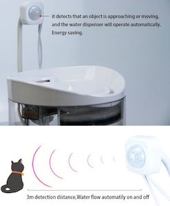 Cat Water Fountain Automatic Cat Water Fountain With Motion Sensor