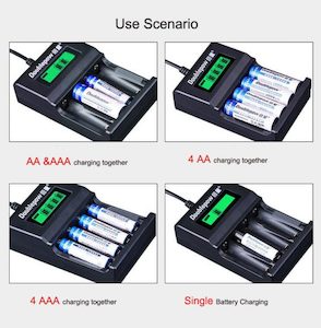 AAA Rechargeable Battery 4PCS with Charger