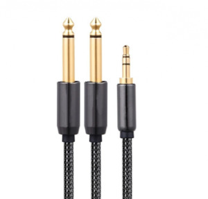 Audio Cable 3.5mm to Double 6.35mm AUX Cable 1m/3m/5m