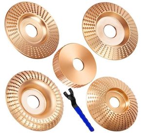 5PCS Angle Grinder Wood Carving Disc Set