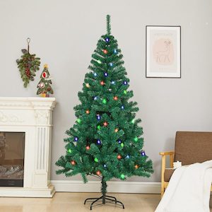 Sporting equipment: Artificial Christmas Tree With LED Lights 6/7 feet