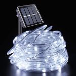 Solar Rope Light 12m, Powered String Lights 12m Fairy Lights Outdoor