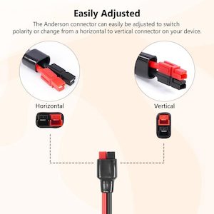 Solar Panel to Anderson Connector Cable 30cm