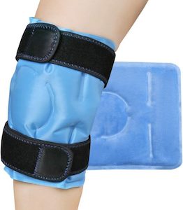 Sporting equipment: Ice Pack for Knee Pain Relief Reusable Gel Ice Wrap for Leg Injuries