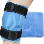 Ice Pack for Lower Back Pain Relief Reusable Gel Back Ice Pack with Straps