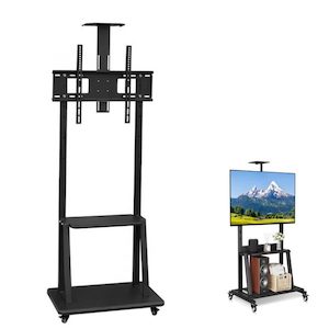 Sporting equipment: Universal Floor TV Stand Base 32″-75″