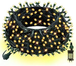 Sporting equipment: Christmas String Lights Outdoor/Indoor, Fairy String Lights for Xmas Tree Party 66ft