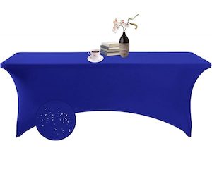 Table Cover Table Cloths Wedding Tablecloth 6ft Blue