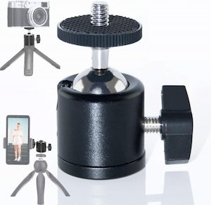 Tripod Head with 1/4″ Screw Thread Tripod Ball Head