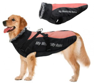 Winter Dog Coat, Warm Windproof Dog Jacket Dog Vest