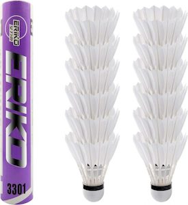 Badminton Shuttlecocks Goose Feather 12 Pcs