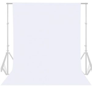 White Screen Backdrop – Backdrop for Photoshoot Background for Photography Vid…