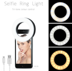 Clip on Ring Light, Selfie Ring Light for Phone, Laptop, Tablet