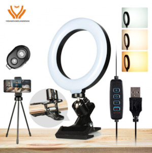 Selfie Ring Light, 6″ LED Ring Light with Tripod Stand