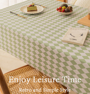 Rectangle Table Cloth, Waterproof Stain Resistant Washable Tablecloth