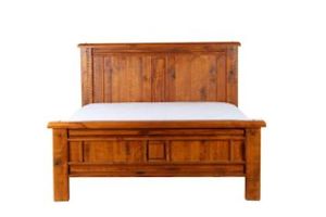 FOUNDATION Bedroom Combo in Queen/King/Super King Size Rustic Pine