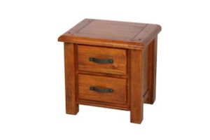 Furniture: RIVERWOOD Bed Frame in Queen/King/Super King (Rustic Pine)