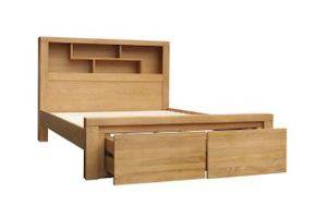 Furniture: HEYFIELD 7-Drawer Solid Oak Tallboy