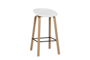 PURCH Bar Stool - H75 (Grey)