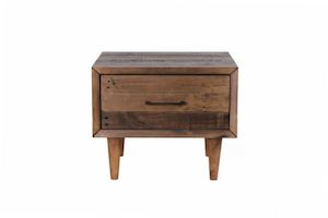 HENDRIX Solid Reclaimed Pine Wood Side Table