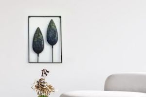 CACTUS Metal Wall Art (28x74cm)