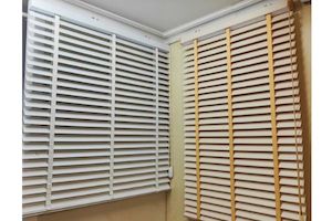 Furniture: PVC Wood Veneer Venetian Blinds (Per Square Meter)