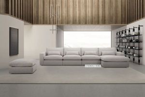 SIGNATURE Modular Fabric Sofa Range - Dust, Water & Oil Resistant (Light Grey)