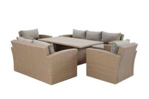 NAOMI Outdoor Relax Gas Lift Lounge Sofa Set