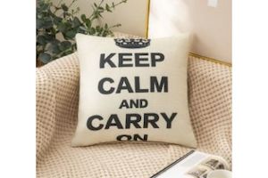 LINEN Printed Cushion with Inner (45x45cm) - 1708