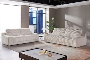 Furniture: MERAX 4/3 Seater Fabric Sofa Range