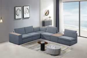 DYNASTY Modular Corner Sofa Set (Beige)