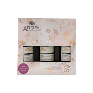 Shampoo: ANGEL Rose Elastic Shampoo+Conditioner+Volume Cream Trio