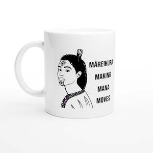 Mārekura White Morning Mug