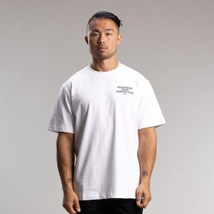 Clothing wholesaling: Progress Block Tee Unisex WHITE